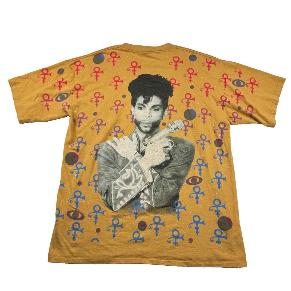 VTG 93 Brockum Prince All Over Print T-Shirt XL Band Rap Tee Single Stitch RARE - Picture 2 of 16